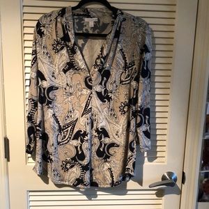 Charter Club Pattern Blouse